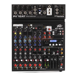 Peavey PV 10 AT Compact Mixer with Auto-Tune and Bluetooth