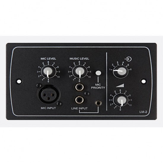 Cloud LM-2B Active Input Plate with 1 Stereo Line Input (Phono and 3.5mm Jack Socket ) - Black