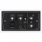 Cloud LM-2B Active Input Plate with 1 Stereo Line Input (Phono and 3.5mm Jack Socket ) - Black