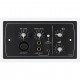 Cloud LM-2B Active Input Plate with 1 Stereo Line Input (Phono and 3.5mm Jack Socket ) - Black