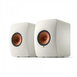 KEF LS50 Wireless II Active Bookshelf Speaker Pair - White