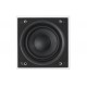KEF Ci200QSB Square In-Wall Subwoofer Black