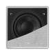 KEF Ci200QSB Square In-Wall Subwoofer Black
