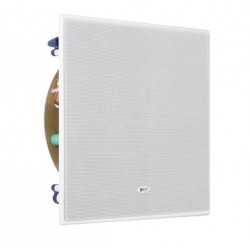 KEF Ci200QSB Square In-Wall Subwoofer White (Pair)