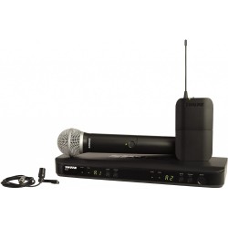 Shure - BLX1288UKCVLX-K14 Combo Dual Lapel Handheld System