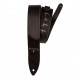 PRS ACC-3166 Leather Strap Birds Embroidery - Black