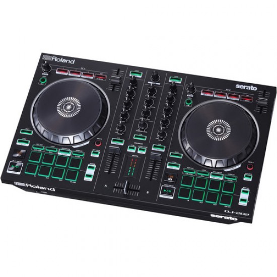 Roland DJ-202 4-deck Serato DJ Controller with Drum Machine