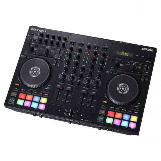 Roland DJ-707M 4-deck Serato DJ Pro Controller with Drum Machine and Vocal Transformer