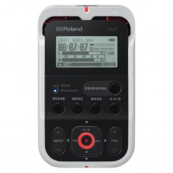 Roland R-07 High Resolution Audio Recorder - White