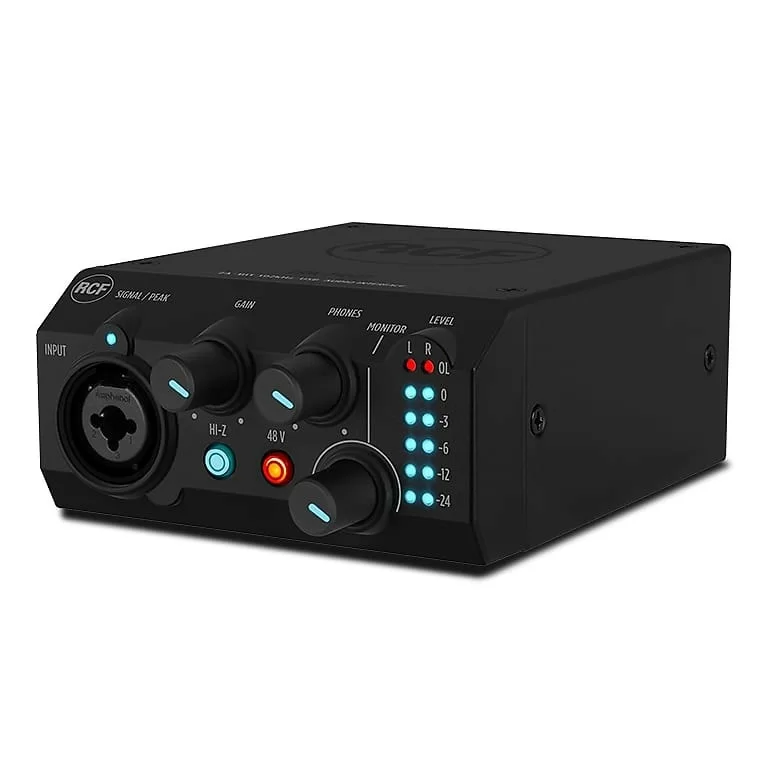 Interface　192kHz　24-BIT　PRO1　Audio　RCF　USB　TRK　Professional