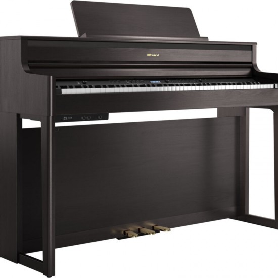 Roland HP704-DR Digital Upright Piano - Dark Rosewood Roland HP704-DR Digital Upright Piano - Dark Rosewood