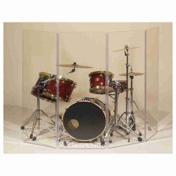 Clearsonic A2466X4 - 96" Wide x 66" High 4 Panels Shield For Drum