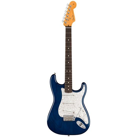 Fender 0115010727 Cory Wong Stratocaster Rosewood Electric Guitar - Sapphire Blue Transparent