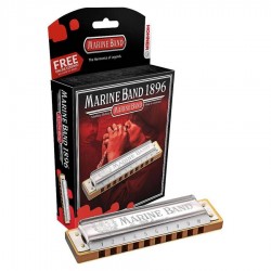 Hohner 1896BX-G Marine Band 1896 Classic Harmonica - Key of G 