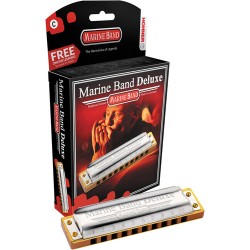 Hohner M200506X Marine Band Deluxe F Harmonica