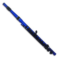 Nuvo N235SFBB Student Flute - Metallic Blue/Black