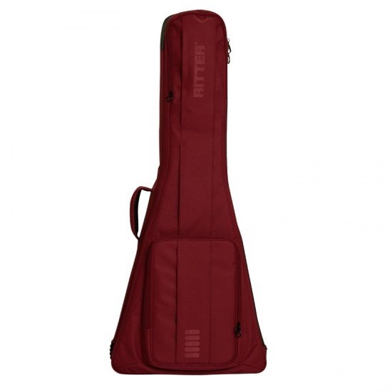 Ritter RGA5VSRD Guitar Bag Arosa For Flying V Guitar - Red Ritter RGA5VSRD Guitar Bag Arosa For Flying V Guitar - Red