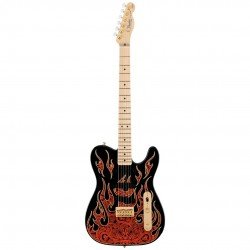 Fender James Burton Telecaster - Red Paisley Flames