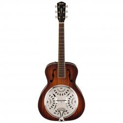 Fender PR-180E Resonator Guitar - Aged Cognac Burst
