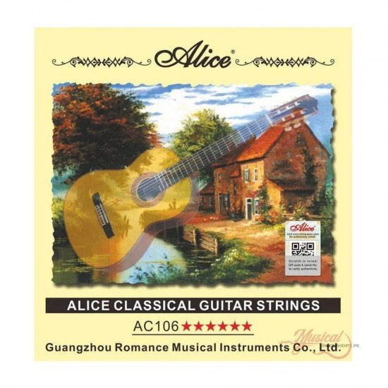 Alice AC106N - Classical Guitar Strings - Normal Tension Alice AC106N - Classical Guitar Strings - Normal Tension