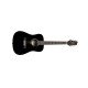 Stagg 3/4 Black Dreadnought Acoustic Guitar with Basswood Top Stagg 3/4 Black Dreadnought Acoustic Guitar with Basswood Top