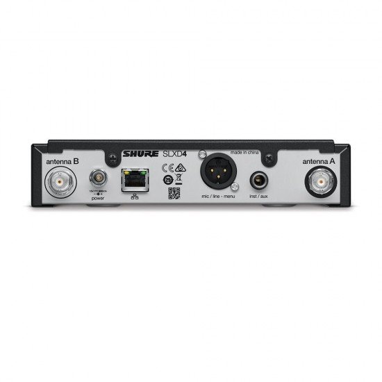 Shure SLXD4 G59 Single Digital Wireless Receiver 470-514MHz Shure SLXD4 G59 Single Digital Wireless Receiver 470-514MHz