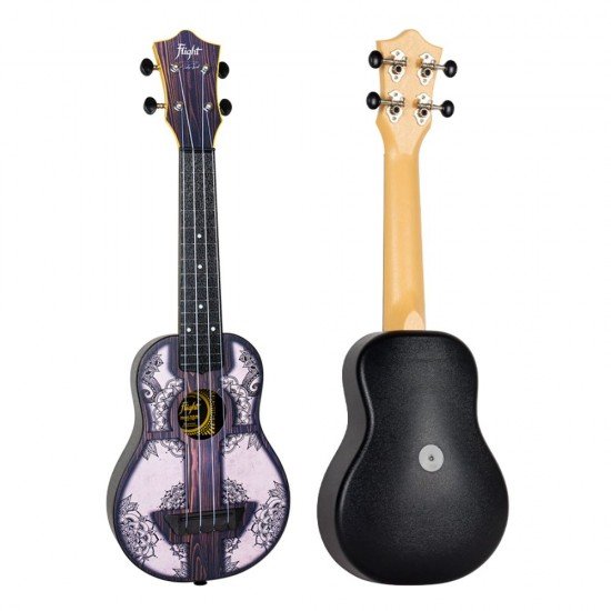 Flight TUS40 Soprano Travel Ukulele - Mandala Wood Flight TUS40 Soprano Travel Ukulele - Mandala Wood