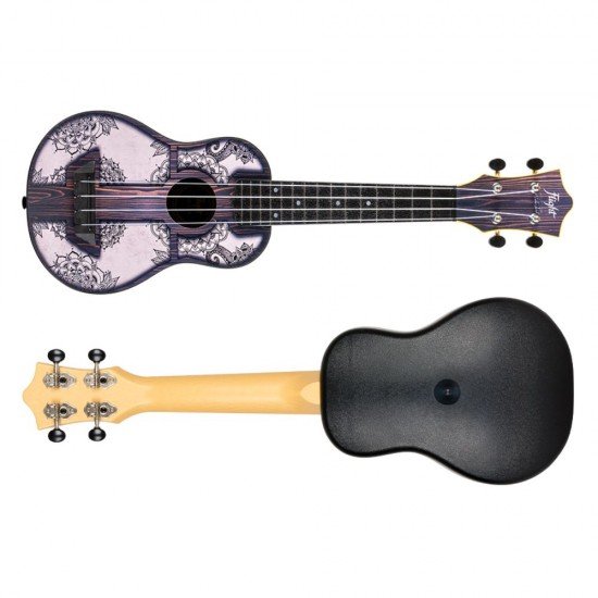Flight TUS40 Soprano Travel Ukulele - Mandala Wood Flight TUS40 Soprano Travel Ukulele - Mandala Wood