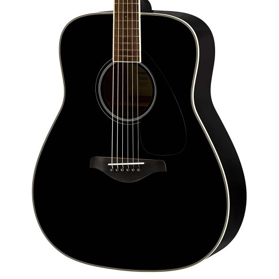 Yamaha FG820 Acoustic Guitar, Black