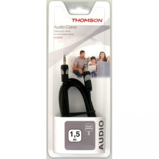 Thomson Audio Cable, 3.5 mm jack plug - 3.5 mm jack plug, 1.5 m