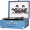 Crosley CR6253A-BE Anthology Vintage 3-Speed Bluetooth Suitcase Turntable, The Beatles