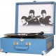 Crosley CR6253A-BE Anthology Vintage 3-Speed Bluetooth Suitcase Turntable, The Beatles