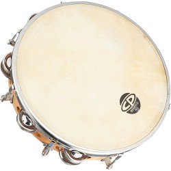  Latin Percussion CP391 CP 10 Tambourine Tunable Wood