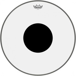 Remo 20" Controlled Sound Clear Bass Drum Head With Black Dot