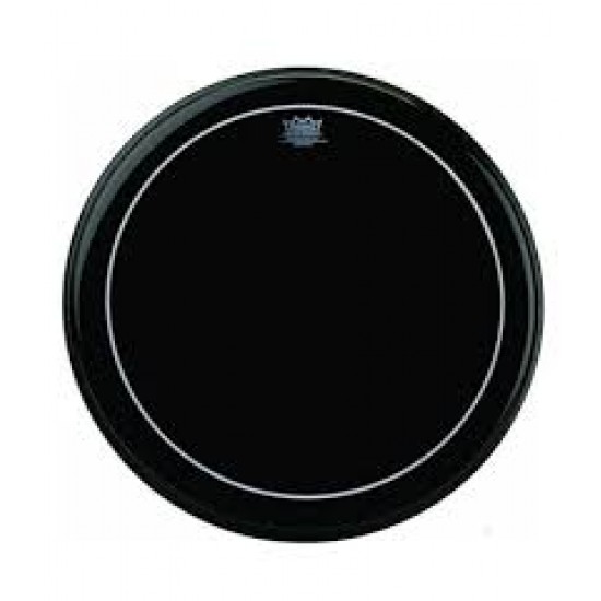 Remo ES1618PS 18" Pinstripe Ebony Bass Drum Head Remo ES1618PS 18" Pinstripe Ebony Bass Drum Head