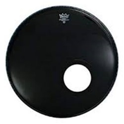 Remo P31024ES 24" Black Bass Drum Front Head