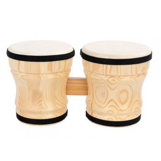 Percussion Plus BONGOS NATURAL PAIR 5.5" & 6.5"