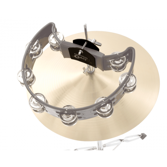 Percussion Plus PP601 Half Moon Tambourine Holder - Black 