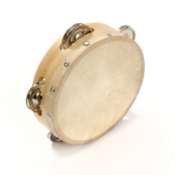 Percussion Plus Budget Tambourine 6" Wood Shell