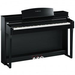 Yamaha Clavinova CLP-735 Digital Upright Piano - Polished Ebony 