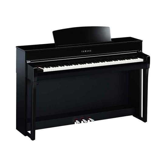 Yamaha Clavinova CLP-745 Digital Upright Piano Polished Ebony Finish