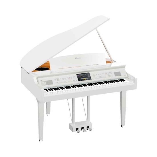 Yamaha CVP809GP-PWH ( Polished White) Digital Grand Piano