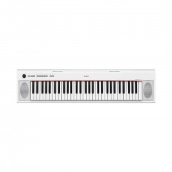Yamaha NP-12B Portable Piano-Style Keyboard White - m4music.com
