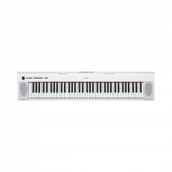 Yamaha NP-32WH 76 Keys Portable Piano-Style Keyboard With Power Adaptor White