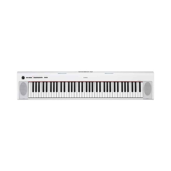 Yamaha NP-32WH 76 Keys Portable Piano-Style Keyboard With Power Adaptor White