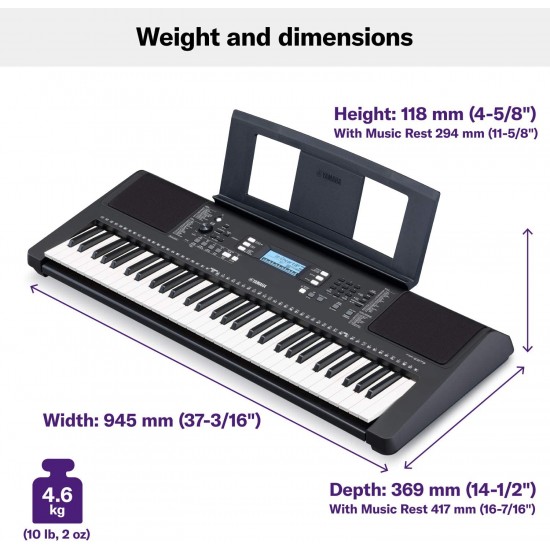 Yamaha PSR-E373 61-key Portable Keyboard Yamaha PSR-E373 61-key Portable Keyboard