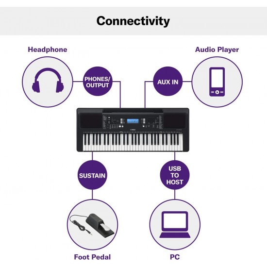 Yamaha PSR-E373 61-key Portable Keyboard