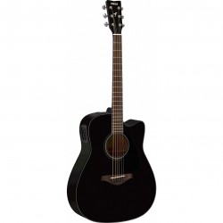 Yamaha FGX800C Acoustic Electric Guitar - Black