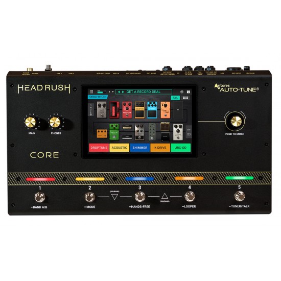 Headrush Core Guitar Multi-effect/Amp Modeler/Vocal Processor Unit
