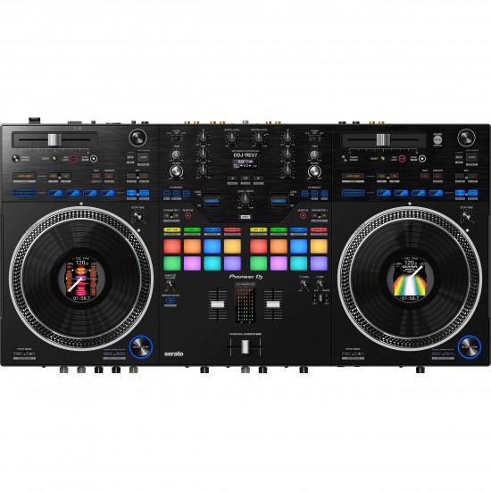 Pioneer DJ DDJ-REV7 Scratch-style 2-channel professional DJ controller for Serato DJ Pro 